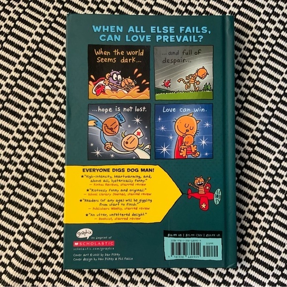 DOG MAN Mothering Heights Graphic Novel Book by Dav Pilkey - Picture 3 of 3